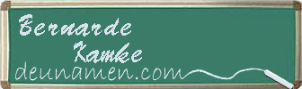 Bernarde Kamke Visitenkarte